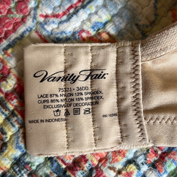 VANITY FAIR Smoothing bra 36DD Style 75371 - Picture 8 of 13